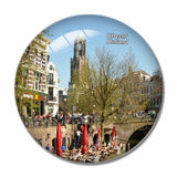 Holland Canals Area Utrecht 3D Fridge Magnet Crystal Glass