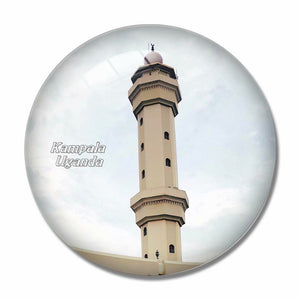 Uganda Gaddafi National Mosque Kampala 3D Fridge Magnet Crystal Glass