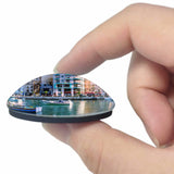 Malta Sliema 3D Fridge Magnet Crystal Glass