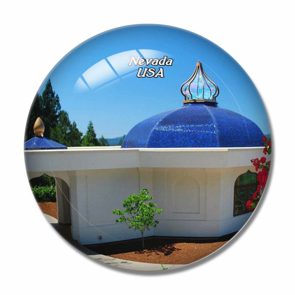 USA America Nevada  Garden 3D Fridge Magnet Crystal Glass