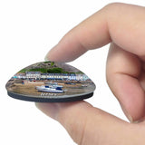 UK England Jersey 3D Fridge Magnet Crystal Glass