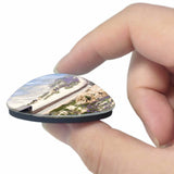 USA America California San Diego Del Mar 3D Fridge Magnet Crystal Glass