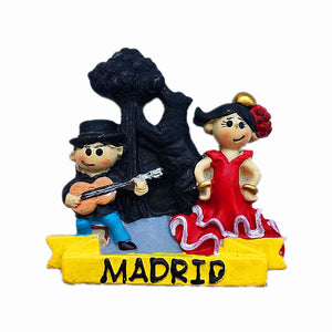 Madrid Spain Fridge Magnet 3D Resin