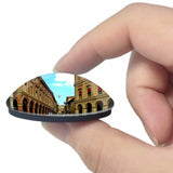 Italy Bologna Red  Arcades Gallery 3D Fridge Magnet Crystal Glass