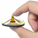 Boudhanath Kathmandu Nepal 3D Fridge Magnet Crystal Glass