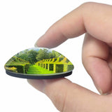 France Eyrignac Garden Dordogne 3D Fridge Magnet Crystal Glass