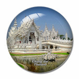 Thailand Wat Rong Khun Chiang Rai 3D Fridge Magnet Crystal Glass