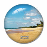 Sri Lanka Negombo Beach 3D Fridge Magnet Crystal Glass