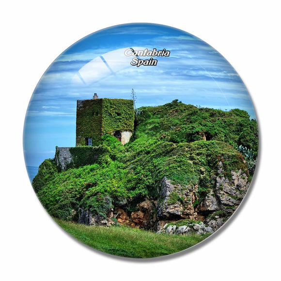 Spain Cantabria 3D Fridge Magnet Crystal Glass