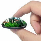 Italy Verona San Giorgio Braida Church Dome 3D Fridge Magnet Crystal Glass