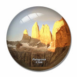 Torres Del Paine Patagonia Chile 3D Fridge Magnet Crystal Glass