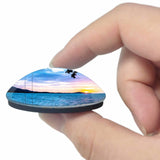 Thailand Chaweng Beach Koh Samui 3D Fridge Magnet Crystal Glass