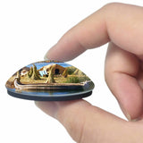 Titicaca Lake Peru 3D Fridge Magnet Crystal Glass