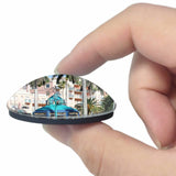 USA America Boca Raton Mizner Park 3D Fridge Magnet Crystal Glass