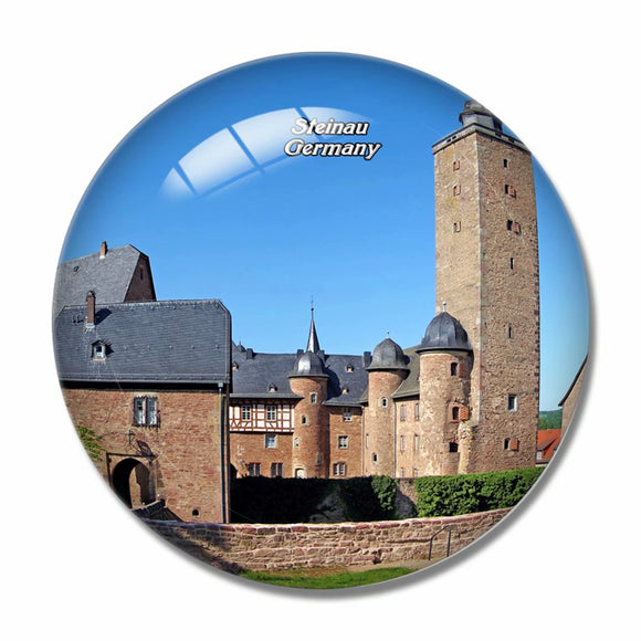 Germany Steinau Castle 3D Fridge Magnet Crystal Glass