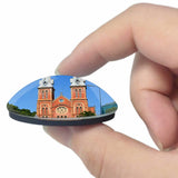 Vietnam Cathedral Ho Chi Minh 3D Fridge Magnet Crystal Glass