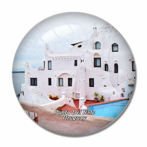 Uruguay Punta Del Este Uruguay 3D Fridge Magnet Crystal Glass