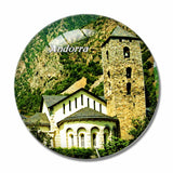 Cathedral Andorra 3D Fridge Magnet Crystal Glass