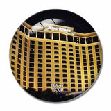 USA America Biloxi Beau Rivage Casino 3D Fridge Magnet Crystal Glass