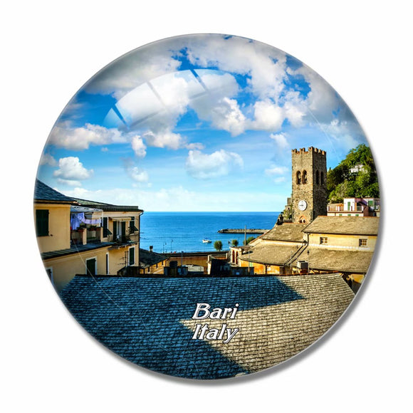 Italy Bari 3D Fridge Magnet Crystal Glass