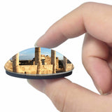 Cyprus Paphos 3D Fridge Magnet Crystal Glass