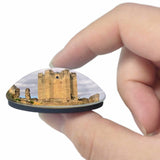 UK England Conisbrough Castle Doncaster 3D Fridge Magnet Crystal Glass