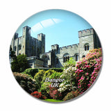 UK England Penrhyn Castle Bangor 3D Fridge Magnet Crystal Glass