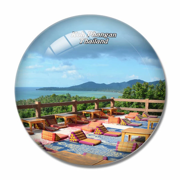 Thailand Koh Phangan 3D Fridge Magnet Crystal Glass