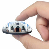Bermuda St. Peter's Church St. George 3D Fridge Magnet Crystal Glass