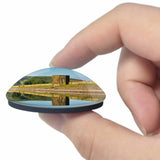 UK England Burnley Reservoir 3D Fridge Magnet Crystal Glass