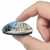 Hungary Fisherman's Bastion Budapest 3D Fridge Magnet Crystal Glass