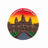 Cambodia Angkor Wat Fridge Magnet 3D Resin