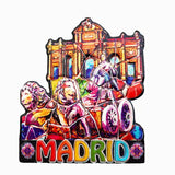 Madrid Spain Fridge Magnet 3D Resin