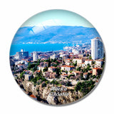 Croatia Rijeka 3D Fridge Magnet Crystal Glass