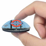 UK England Subway Underground London 3D Fridge Magnet Crystal Glass