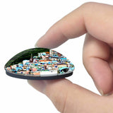 Gamcheon Culture Village Busan Korea 3D Fridge Magnet Crystal Glass