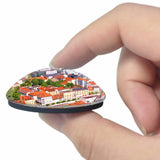 Old Town Ljubljana Slovenia 3D Fridge Magnet Crystal Glass