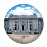 USA America Annapolis U.S. Naval Academy 3D Fridge Magnet Crystal Glass