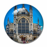 UK England Winchester Cathedral 3D Fridge Magnet Crystal Glass