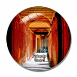 Italy Bologna San Luca 3D Fridge Magnet Crystal Glass