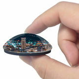 USA America Portland Oregon 3D Fridge Magnet Crystal Glass