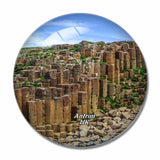 UK England Antrim Castle Gardens Giants Causeway 3D Fridge Magnet Crystal Glass