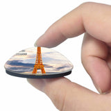 France Eiffel Tower Paris 3D Fridge Magnet Crystal Glass