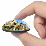 Cyprus Saint Hilarion Castle Kyrenia 3D Fridge Magnet Crystal Glass