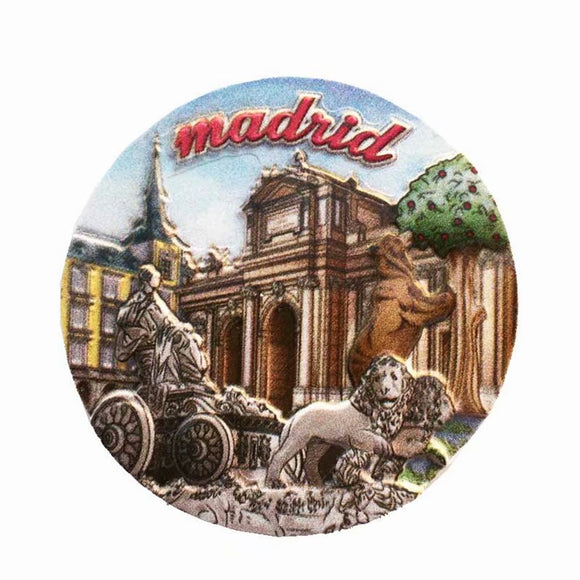 Madrid Spain Fridge Magnet 3D Resin