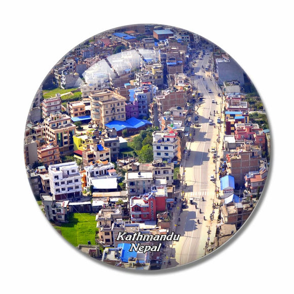 Nepal Kathmandu 3D Fridge Magnet Crystal Glass