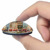 France Honfleur 3D Fridge Magnet Crystal Glass