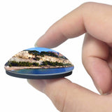 France Calanques Cassis 3D Fridge Magnet Crystal Glass