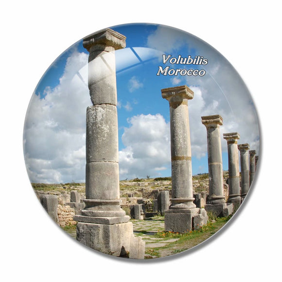 Morocco Volubilis 3D Fridge Magnet Crystal Glass