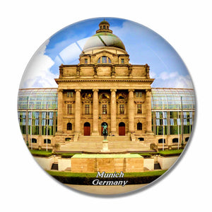 Germany Munich Residence 3D Fridge Magnet Crystal Glass